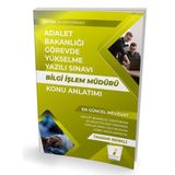 Pelikan Yayınları Gys Adalet Bakanlığı Görevde Yükselme Yazılı Sınavı Bilgi Işlem Müdürü Konu Anlatımı