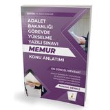 Pelikan Yayınları Gys Adalet Bakanlığı Görevde Yükselme Yazılı Sınavı Memur Konu Anlatımı