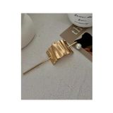 Pelin Aksesuar Gold Dalgalı Çubuklu Topuz Tokası