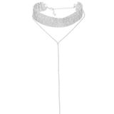 Pelin Aksesuar Taşlı Choker Kolye
