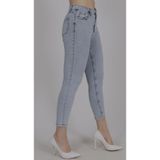 Pelin Jeans AÇIK KAR FUL LİKRA YÜKSEK BEL KOT PANTOLON