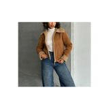Pelin Jeans İÇİ PELUŞ SÜET MONT-KABAN