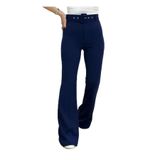 Pelin Jeans İSPANYOL YÜKSEK BEL KEMERLİ KUMAŞ PANTOLON (Likralı Double kumaş) LACİVERT 42