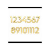 Pelince Slim Font Duvar Saati Rakamları Sayı Seti | Saat Aksesuarı Saat Yapımı Malzemeleri | Yükseklik 3 cm