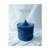 Pelius Carousel Kutu, Dikiş Kutusu, Mavi, Mor İnci Tozu Dekoratif Takı Kutusu, Modern Şekerlik, Lokumluk