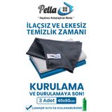Pell By Erwa Pella Çamaşır Suyu Ile Kullanılabilen 3'lü Temizlik Bezi, 60x40cm
