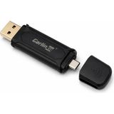 PELL Carlinkit Mini 5 Pro Kablosuz CarPlay Çevirici Adaptör, Bluetooth & Wi-Fi Akıllı Araç Multimedya Dönüştürücü - Siyah