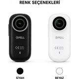 Pell M11 4K Ultra Hd Wifi Aksiyon Kamerası, IP65 Su Geçirmez Titreşim Önleyici Geniş Açılı Kamera - Beyaz