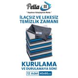 pella 12'li Mikrofiber Temizlik Bezi, Cam, Araba Silme Bezi, Mutfak, 60x40 Cm