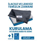 Pella Classic 3'lü Mikrofiber Temizlik Bezi, Cam, Araba, Mutfak Bezi (40X60 Cm) Promosyonlu Ürün