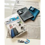 Pella Mikrofiber Temizlik Bezi 3'lü Paket Yüksek Emicilik ve Hızlı Kuruma Özellikleriyle