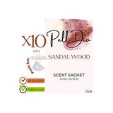 Pelldio 10'Lu Sandal Wood Ayakkabılık Dolap Ve Çekmece Parfümlü Kese Kokusu Oda Koku Kesesi