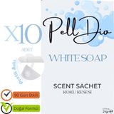 Pelldio 10'Lu White Soap Ayakkabılık Dolap Ve Çekmece Parfümlü Kese Kokusu Oda Koku Kesesi
