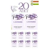 Pelldio 20'li Lavender Ayakkabılık Dolap Ve Çekmece Parfümlü Kese Kokusu Oda Koku Kesesi