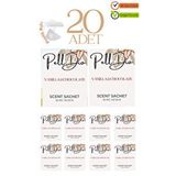 Pelldio 20'li Vanilla Ayakkabılık Dolap Ve Çekmece Parfümlü Kese Kokusu Oda Koku Kesesi