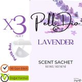 Pelldio 3'Lü Lavender Ayakkabılık Dolap Ve Çekmece Parfümlü Kese Kokusu Oda Koku Kesesi