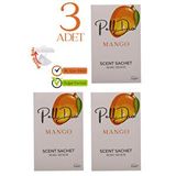 Pelldio 3'Lü Mango Ayakkabılık Dolap Ve Çekmece Parfümlü Kese Kokusu Oda Koku Kesesi