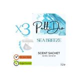 Pelldio 3'Lü Sea Breeze Ayakkabılık Dolap Ve Çekmece Parfümlü Kese Kokusu Oda Koku Kesesi