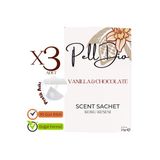 Pelldio 3'Lü Vanilla Ayakkabılık Dolap Ve Çekmece Parfümlü Kese Kokusu Oda Koku Kesesi