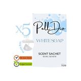Pelldio 3'Lü White Soap Ayakkabılık Dolap Ve Çekmece Parfümlü Kese Kokusu Oda Koku Kesesi