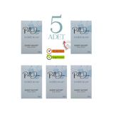Pelldio 5'Li White Soap Ayakkabılık Dolap Ve Çekmece Parfümlü Kese Kokusu Oda Koku Kesesi