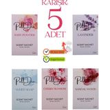 PellDio Home PellDio 5'li Oda Koku Kesesi Karışık Parfümlü Kese Doğal Formül ile 90 Gün Etkili