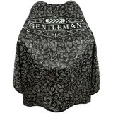 Pelocapa Erkekler için Berber Pelerinleri Saç Kesimi Salon Capes Snaps Stilist Elbisesi Büyük Su Geçirmez Kuaför Pelerinleri -63 "× 56" Grafit)