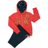 Pelops Kız Bebek Spor Eşofman Takım - Standart - Nar Çiçeği