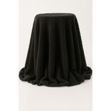 PELTEKS Siyah Yumuşak Peluş Kumaş Welsoft Kısa Tüylü Kumaş 50x150