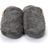 Peluche Gri Erkek Ev Terliği 25E-T1 - 2
