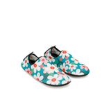 Peluche Kadın Deniz Ayakkabısı Flowers, Beyaz Pembe - Yeşil, 38-39