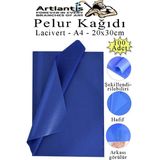 Pelur Kağıdı Renkli 100 lü 1 Paket A4 Pelur Kagıt Moda Tasarım Tekstil Hediye Paketleme Ambalaj Kağıdı Parti Doğum Günü Lacivert