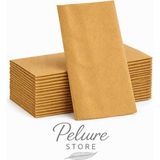 Pelure Store Kumaş Dokulu Gold 20'li Kutulu Kağıt Peçete