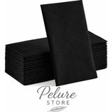 Pelure Store Kumaş Dokulu Siyah 20'li Özel Kutulu Kağıt Peçete