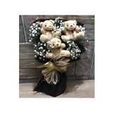 peluş 3 Lü Ayıcık Buketi