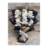 peluş 6’lı Lavantalı Ayıcık Buketi