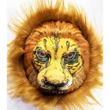 Peluş Aslan Maskesi Kahverengi Yeleli Mega Peluş 33 No Go53/04306