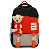 Peluş Ayıcık Unisex Çocuk Kahve İlkokul Çantası