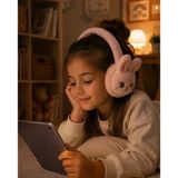 Peluş Bluetooth Kulaküstü Kulaklık Şarjlı Mikrofonlu Tf Kart Destekli
