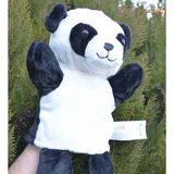 Peluş El Kuklası Hayvanlar 30 Cm Panda El Kuklası