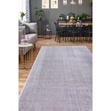 Peluş Halı Açık Gri Cool Yıkanabilir Post Kesme Yolluk Kilim Salon Halısı Modelleri