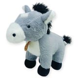 Peluş Hayvanlar Sesli 30 Cm At - Gri - 1 Adet