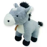 Peluş Hayvanlar Sesli 30 Cm At - Gri (Lisinya)