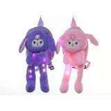 Peluş Işıklı Oynar Kulaklı Kuromi Sırt Çantası