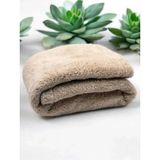Peluş Kedi Battaniyesi - Bej - 80 x 100 cm