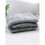 Peluş Kedi Battaniyesi - Gri - 100 x 120 cm