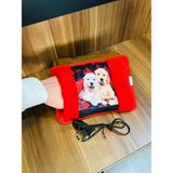 Peluş Kılıflı Emojili Sıcak Su Torbası Elektrikli Cepli El Geçmeli Sıcak Su Torbası El Isıtıcı