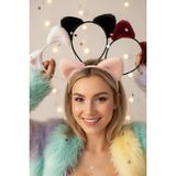 Peluş Kulaklı Taç – Yumuşak Ve Eğlenceli Saç Aksesuarı
