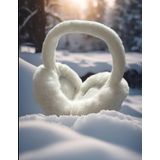 Peluş kulaklık (premium) (BEYAZ)