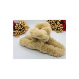 Peluş Mandal Toka- Yumoş-kıskaçlı Toka 1 Adet Bej Tek Ebat